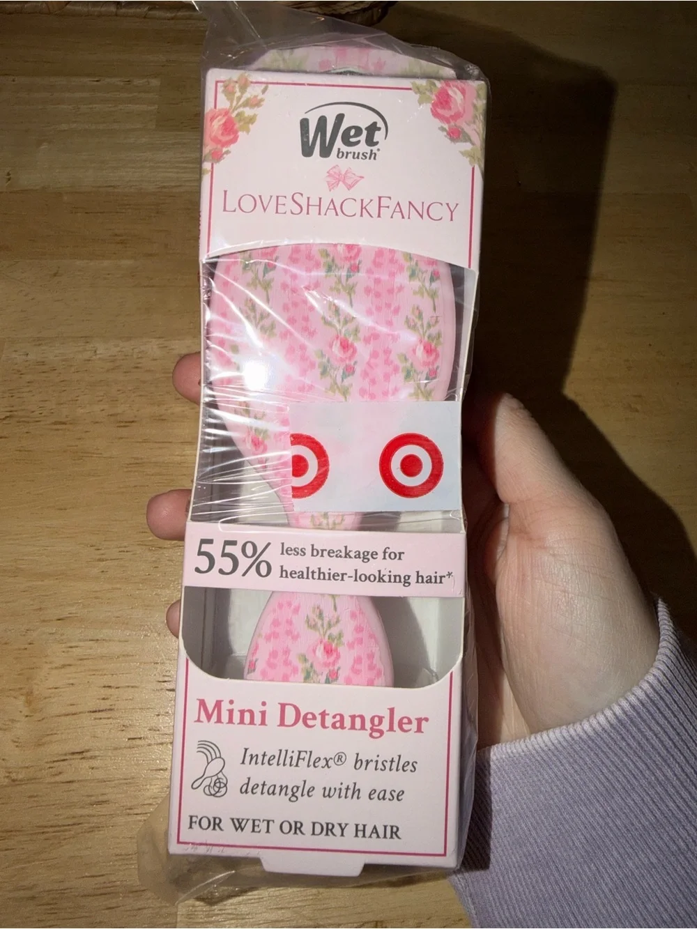 LoveShackFancy x Target – WetBrush Blooming Heirloom Mini OG Detangler